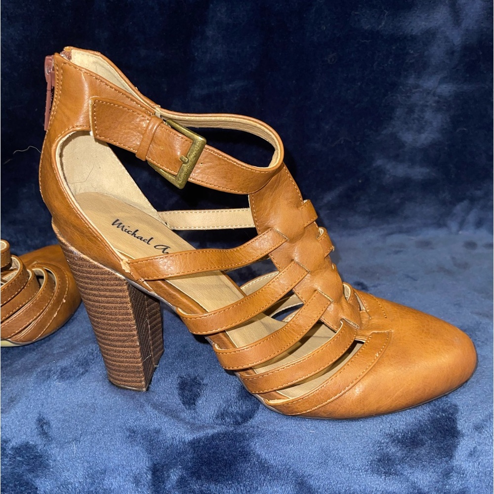 Michael Antonio Brown Buckle Heels Size 10
